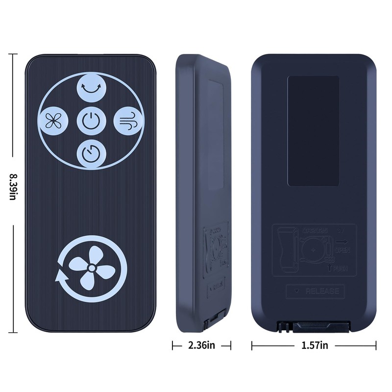 New Fan Replacement Remote Control for Cascade MK-TF0001 40" &