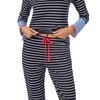 Nautica 2-Piece Crew Neck Pajama Set, Long Sleeve Top &