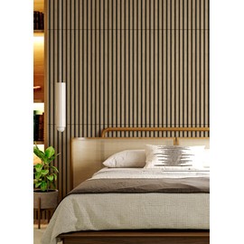 Acoustic Slat Wood Natural Wall Panels, WPWP6348