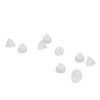 10pcs Sound Amplifier Open Domes Single Layer Washable Reusable Silicone