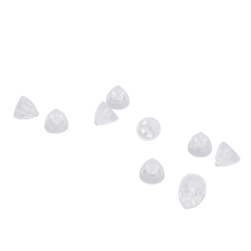 10pcs Sound Amplifier Open Domes Single Layer Washable Reusable Silicone