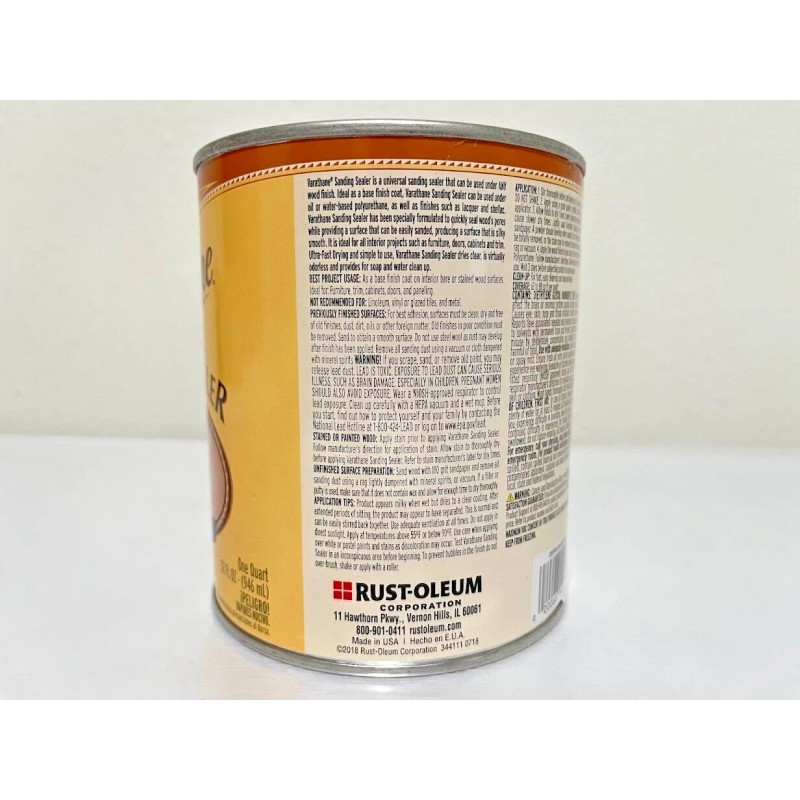 Varathane by Rust-Oleum 2 x Varathane Sanding Sealer 32 oz