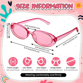 Ecally 36 Pairs Small Retro Rectangle Sunglasses Bulk 90s Vintage Trendy Sunglasses Pack for Women Men