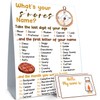 Juego de nombre de What's Your S'mores, juego de fiesta