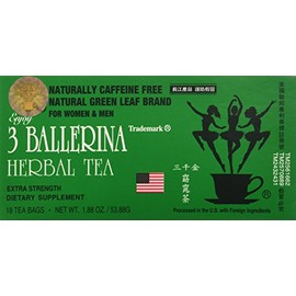 3 Ballerina Diet Tea Extra Strength for Men and Women (6 Boxes x 18 Bags)