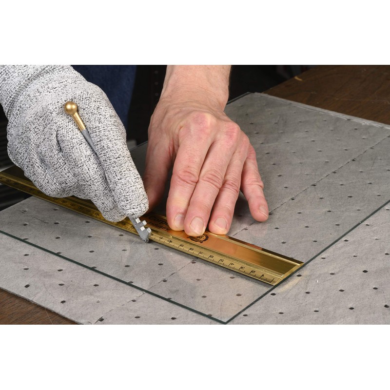 Fletcher-Terry Gold-Tip Handheld Glass Cutter, Cutting Tool (Carbide)