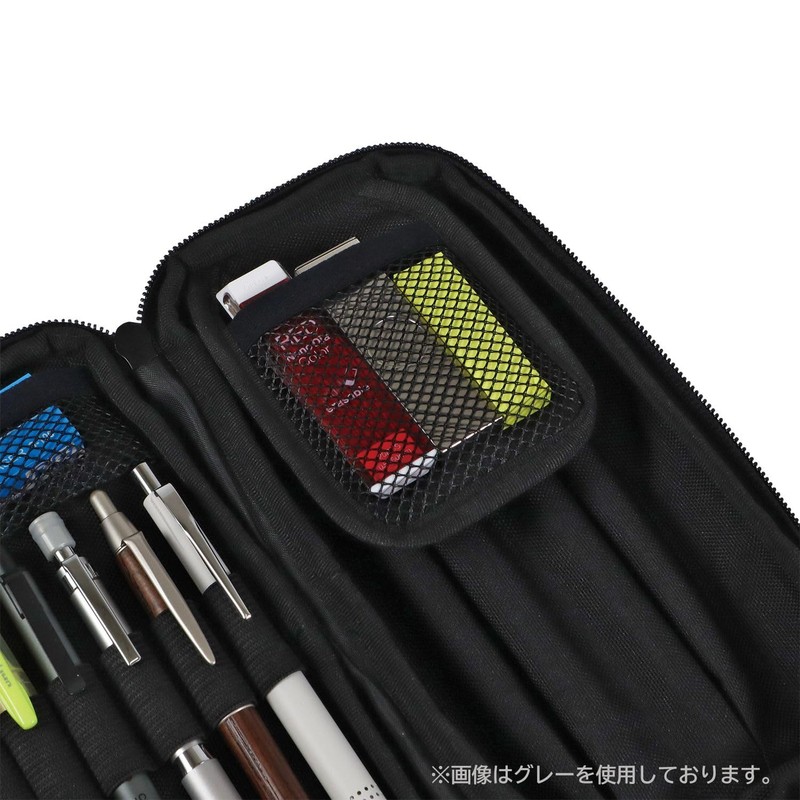 Kutsuwa Preserve AK072BK Pen Case, Black