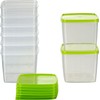MiraHome food storage containers, freezer containers, green, Austrian quality