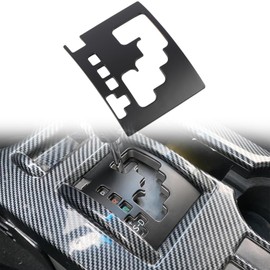 Autophoton for Toyota 4Runner 2010-2024 LHD Matte Black Center Gear Shift Panel Cover Trim 1pcs Car Accessories (Have Installed a Gear Shift Panel)