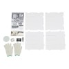 N/A 4-Tier Mail Sorter Organizer Countertop Literature Student Mailbox for