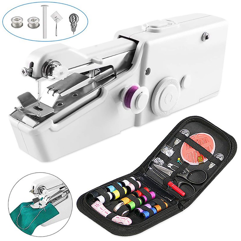 Mini Handheld Sewing Machine Electric Sewing Machine for DIY Clothing