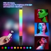 RGB LED Light Wand 3000K to 6000K 2600mAh Rechargeable Dimmable