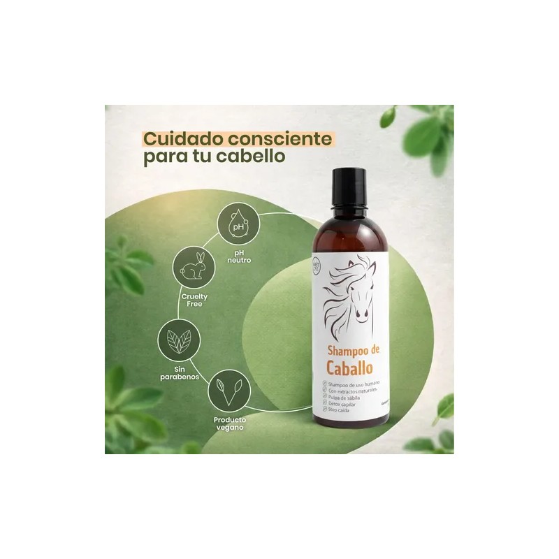 Shampoo Para Cabello Anticaida Sin Sulfatos Crecimiento