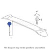 Rexka Tailgate Garnish Clips for Honda Acura 91513-SJK-003 Accord Civic