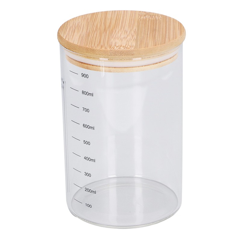 Sourdough Starter Jar Kit Wooden Lid 34oz Sourdough Bread Baking