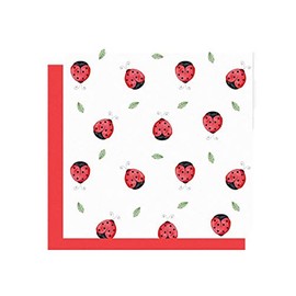 Ladybug Greeting Card 7 x 7 cm