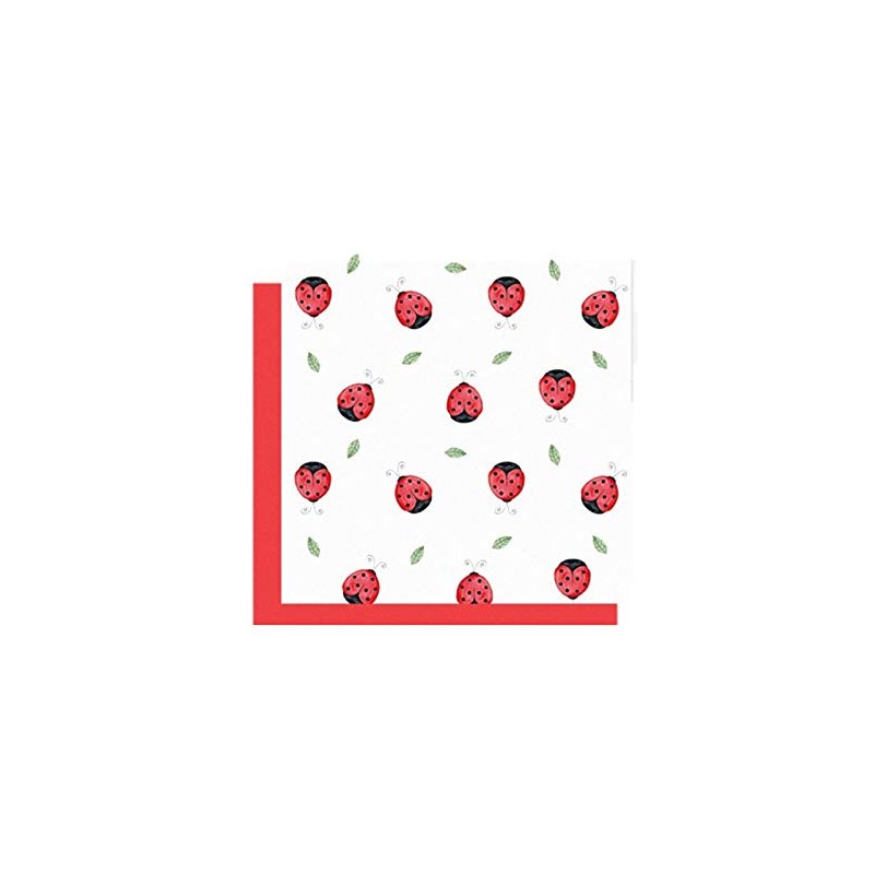 Ladybug Greeting Card 7 x 7 cm
