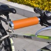 UPANBIKE Bicycle Grips with Double Closure, Leather Handlebar Grips Suitable