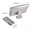 Unbranded 1:6/1:12 Dollhouse Miniature 3Pc Set Desktop Computer Keyboard Mouse
