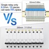 Tellegloww 15 Pcs 24V Relay 5 Pin SPDT 1NO 1NC