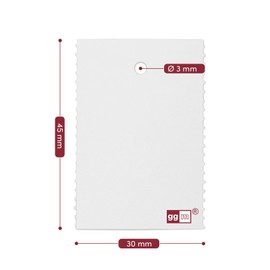 ggm 1000 Karton Etiketten 30 * 45mm auf Rolle