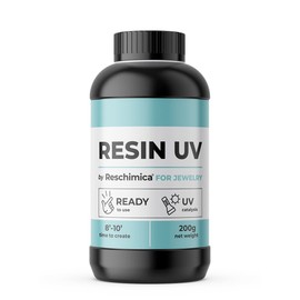 Resina UV Trasparente per Bijoux e Gioielli con indurimento Veloce (200 gr)