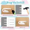 Briwooody 2 Pcs Cloud Shaped Curtain Tiebacks Curtain Acrylic Holdbacks