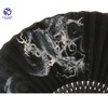 Asahio 136001 Hand Fan Dragon (Black) 9.1 inches (23 cm),