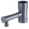 KADAX Rain Collector 80 mm, Rainwater Collector for Downpipe, Rain