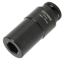 OEMTOOLS 25290 19mm Crank Bolt Socket, Heavy Duty Harmonic Balancer Socket For Stubborn Bolts, 19mm Impact Socket 1/2 Drive Crank Bolt Removal Tool