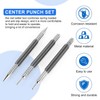 3 Pcs Nail Set and Hinge Pin Tool Center Punch