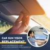 2Pcs Driver & Passenger Side Sun Visor with Light Fit