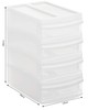 Rotho Systemix Tower Plastic Storage Box, Size XS, 19.6 x
