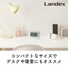 LANDEX YT5261SV Silver Time Ocean Digital Snooze Backlit Alarm Clock