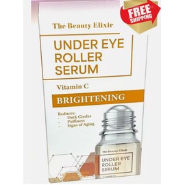 The Beauty Elixir VITAMIN C ~  Brightening Facial Serum ~ 1.69 fl oz Under eye Roller Serum