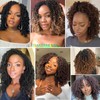 Leeven 8 Packs Pre-looped Yanky Twists Crochet Braids 12 Inch