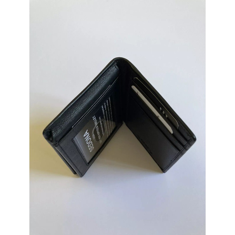 SEDONA-L shaped RFID Wallet, cowhide soft leather
