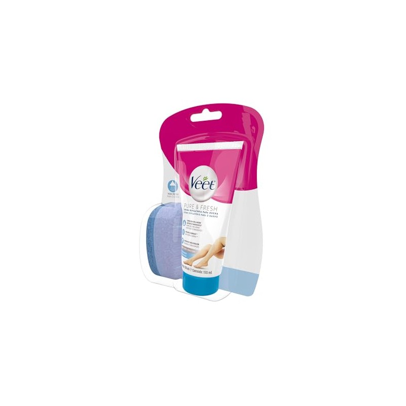 Veet 69548 Crema Depilatoria Corporal para la Ducha Piel Sensible