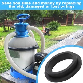 Pack of 4 Pool O-Rings Replacement Parts, Pool Rubber Sealing Rings Washers, Rubber Washers, Pool Accessories, Pool O-Rings for 26323CA, 26323EH, 26331CA, 26331EH, 26337EH