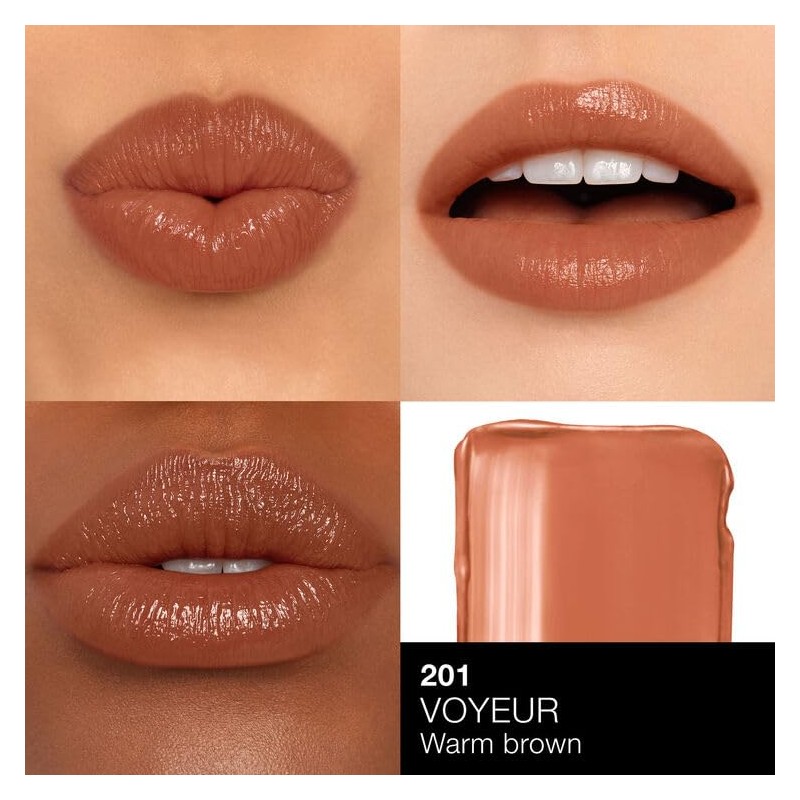 NARS Afterglow Sensual Shine Lipstick - 201 VOYEUR Warm Brown