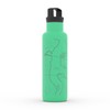 Well Told Engraved Seattle Washington Map Insulated Water Bottle, Etched