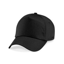 Beechfield Unisex's B010 Cap, Black, One Size