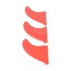 3Pcs Surfboard Fins PVC Thruster Fins Surfing Board Accessories for