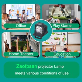 Zaofpsan 915B441001 A+ Quality Replacement TV Lamp for Mitsubishi WD-82838 WD-82738 WD-73838 WD-73638 WD-65838 WD-60738 WD-73C10 WD-65C10 WD-60C10 TV Bulb with Housing