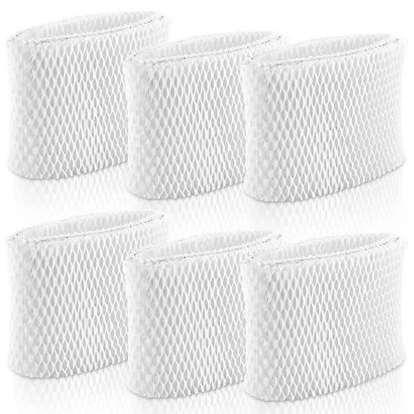 TOMOON WF2 Humidifier Filter Replacement for Vicks V3500 V3100 V3900 V3700 VEV320 Ka z 3020 & Re-Lion WA-8D Cool Mist Humidifiers,Pack of 6