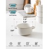 LE TAUCI Soup Bowls with Handles, 20 oz French Onion