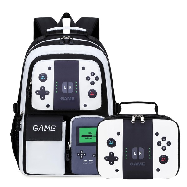 BLUWEI Boys Backpack Kids Bookbag TeensSchool Bag LuminousGame Large capacity