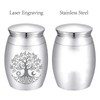 CREATCABIN Tree of Life Small Urns for Ashes Mini Keepsake