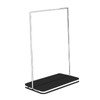 predolo Clear Sign Holder Vertical Double Sided Display Picture Photo