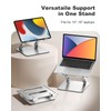Zewwen Ergonomic & Adjustable Laptop Stand for Desk, Foldable &